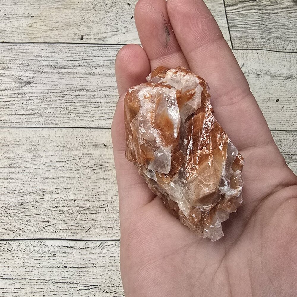 Red Calcite Crystal Chunk - Picture 3 of 5